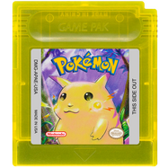 Pokemon Yellow Japanese Label